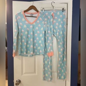 NANTUCKET KIDS Pima Cotton pajamas in sailboat print - Small